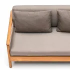 Moderne Varaschin Bali udendørs sofa med polstret puder Viadurini