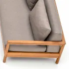 Moderne Varaschin Bali udendørs sofa med polstret puder Viadurini