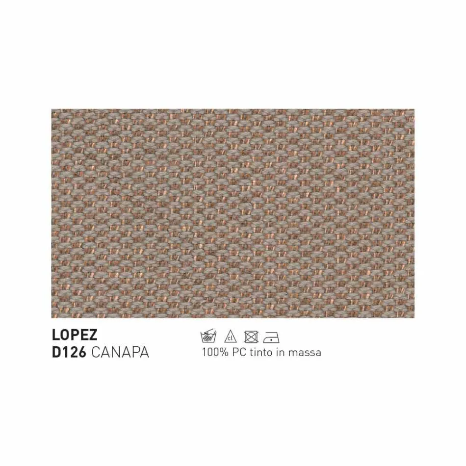 Moderne Varaschin Bali udendørs sofa med polstret puder Viadurini