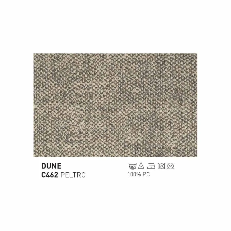 Moderne Varaschin Emma udendørs sofa i stof og metal Viadurini