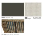 2-personers havesofa i aluminium med vævning - Cricket fra Varaschin Viadurini