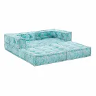 Etnisk to-personers have sofa i vandafvisende stof - Shamo Viadurini