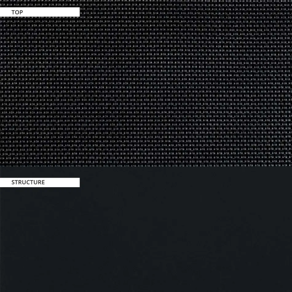 Havesofa med aluminiumsbund og tekstilsæde lavet i Italien - Maureen Viadurini