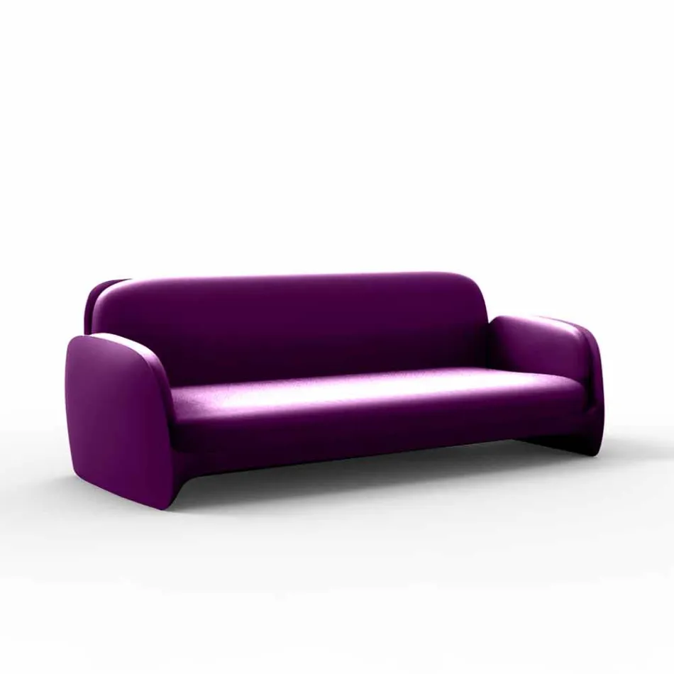 Moderne design polyethylen haven sofa Pezzettina ved Vondom Viadurini