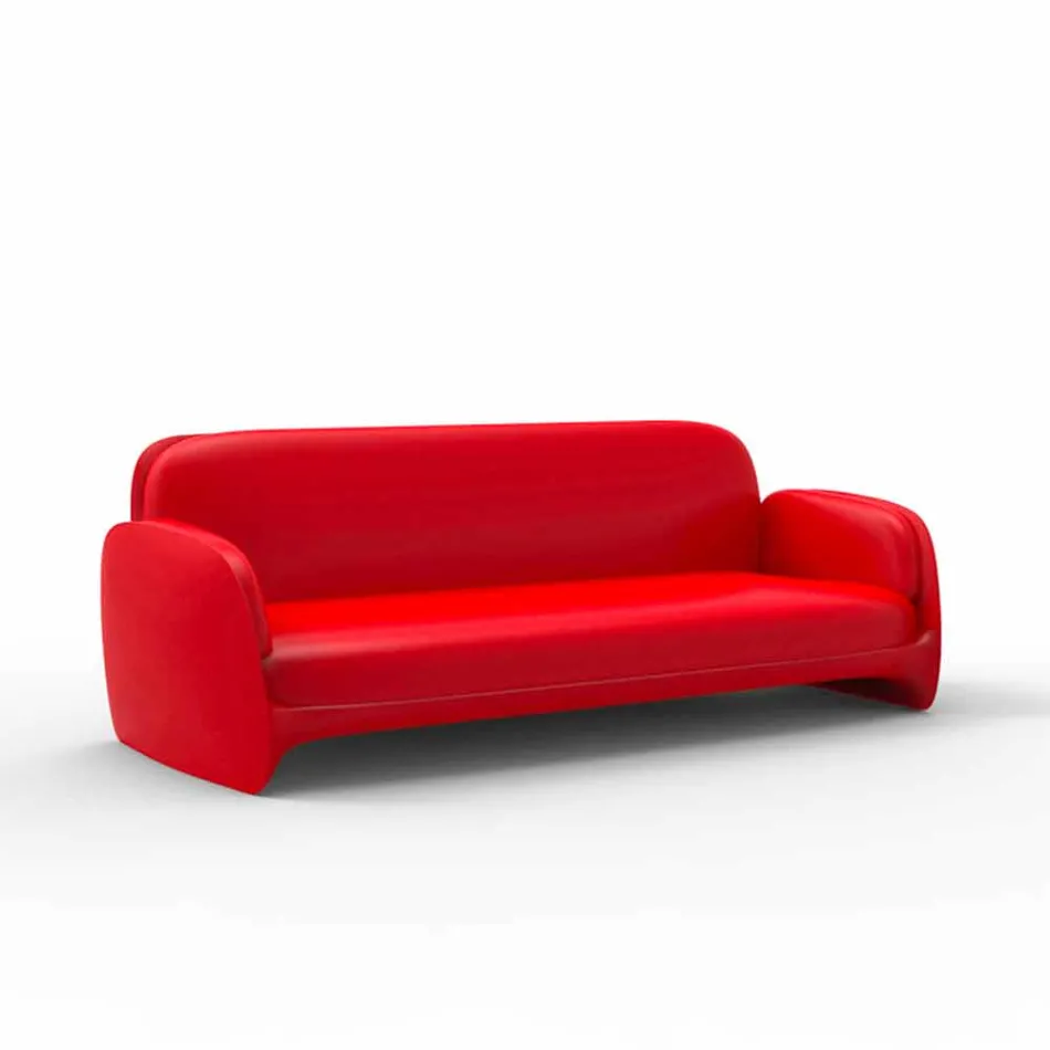 Moderne design polyethylen haven sofa Pezzettina ved Vondom Viadurini