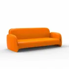 Moderne design polyethylen haven sofa Pezzettina ved Vondom Viadurini
