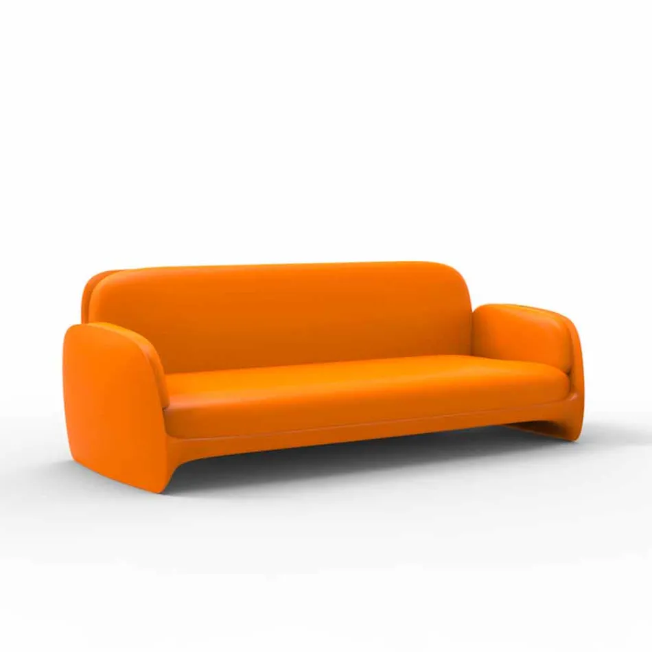 Moderne design polyethylen haven sofa Pezzettina ved Vondom Viadurini