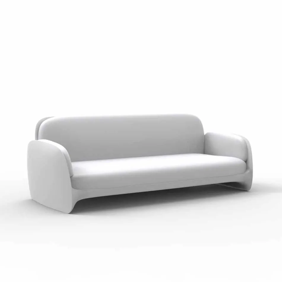 Moderne design polyethylen haven sofa Pezzettina ved Vondom Viadurini