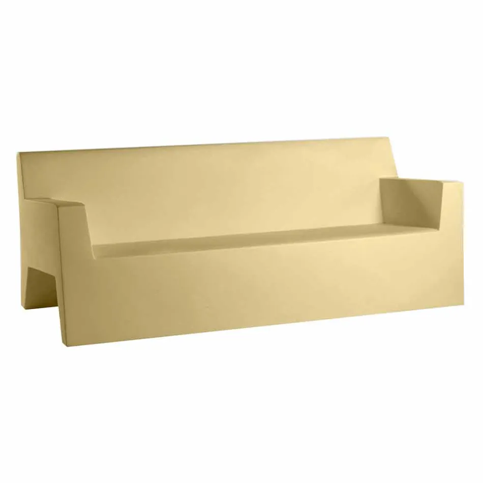 Jut af Vondoms havesofa, i polyethylenharpiks, design Viadurini