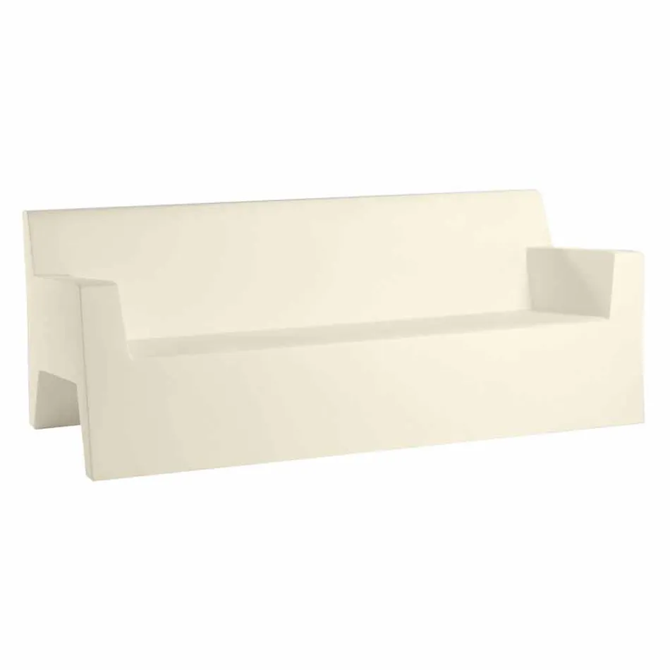 Jut af Vondoms havesofa, i polyethylenharpiks, design Viadurini