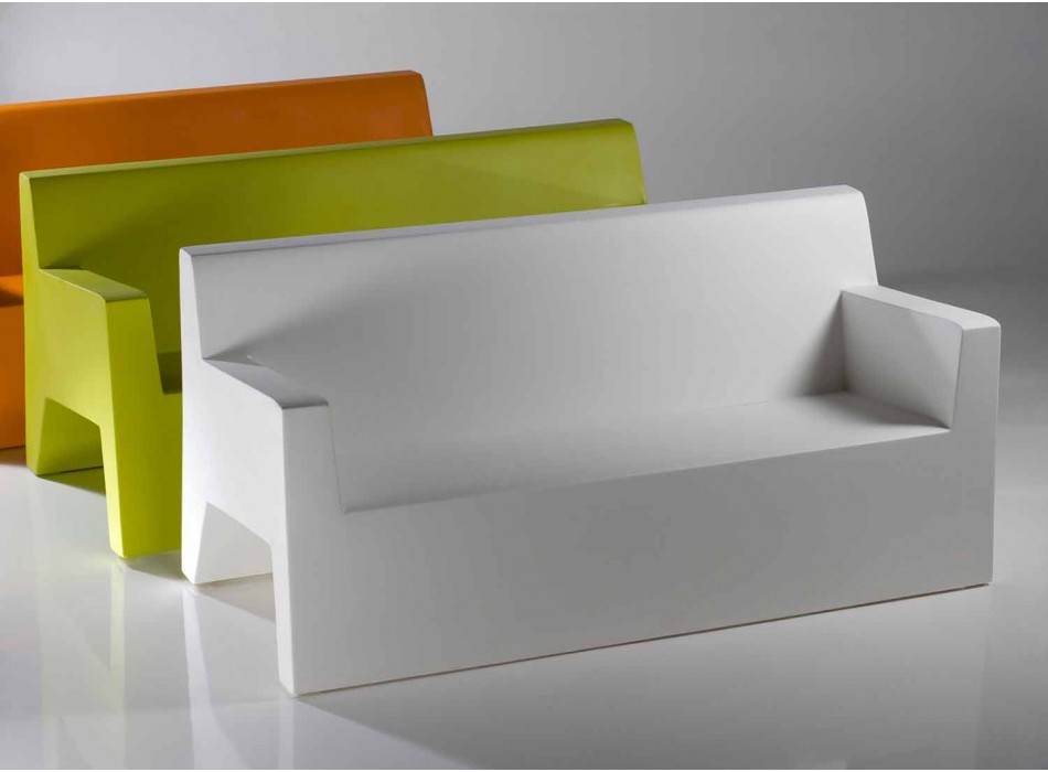 Jut af Vondoms havesofa, i polyethylenharpiks, design Viadurini