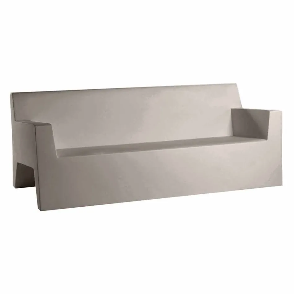 Jut af Vondoms havesofa, i polyethylenharpiks, design Viadurini