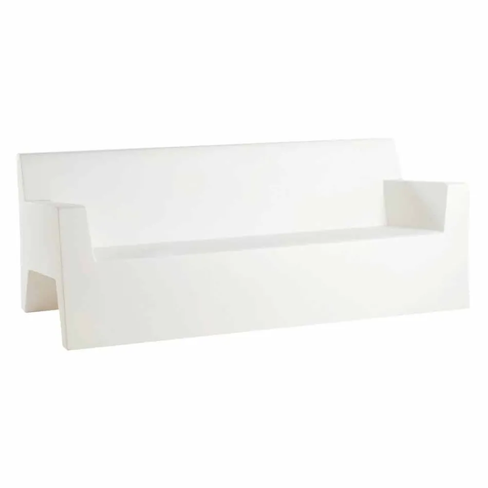 Jut af Vondoms havesofa, i polyethylenharpiks, design Viadurini