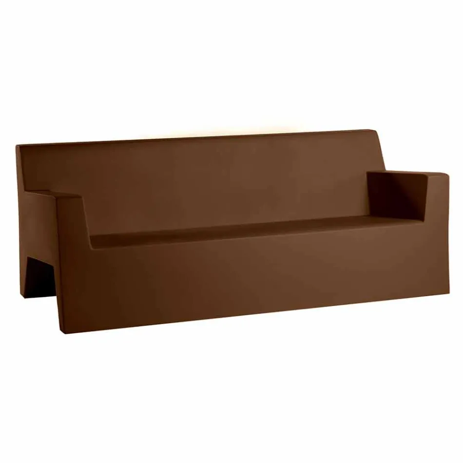 Jut af Vondoms havesofa, i polyethylenharpiks, design Viadurini