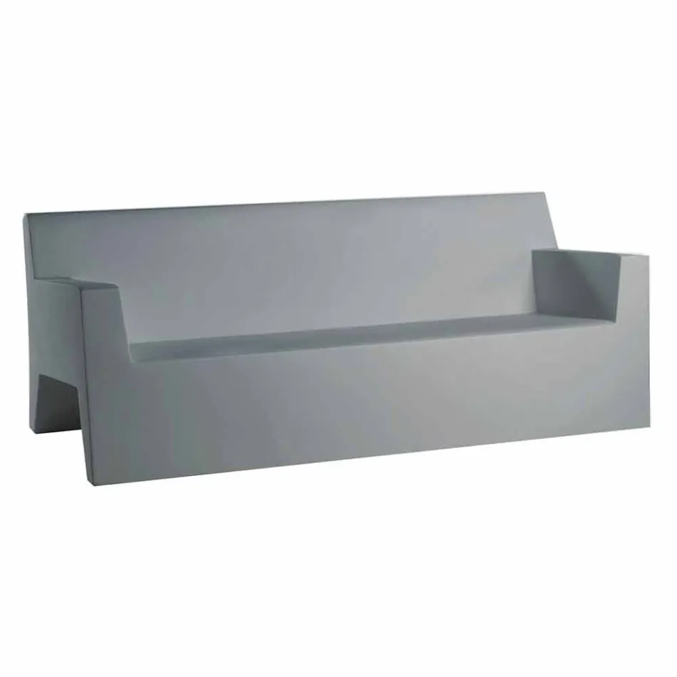 Jut af Vondoms havesofa, i polyethylenharpiks, design Viadurini