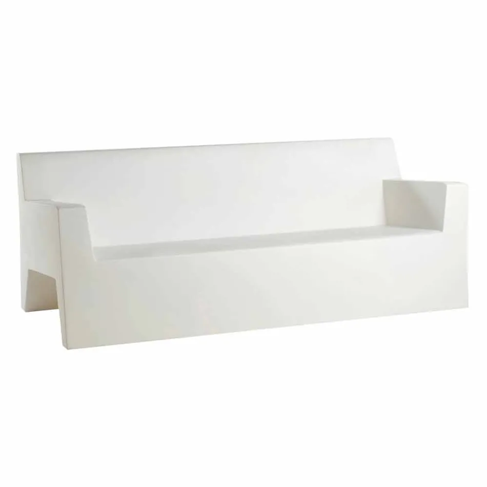 Jut af Vondoms havesofa, i polyethylenharpiks, design Viadurini