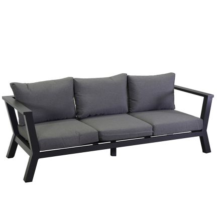 Havesofa lavet af aluminium - pastelfarver Viadurini