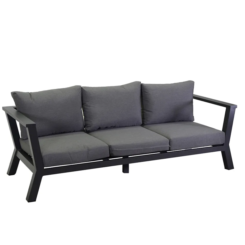 Havesofa lavet af aluminium - pastelfarver Viadurini