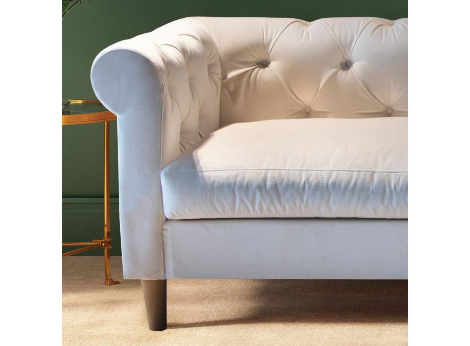 Indendørs sofa fås i forskellige størrelser lavet i Italien - Vivace Viadurini