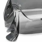 Sofa med moderne design i Jolly røget plexiglas, fremstillet i Italien Viadurini