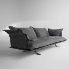 Moderne sofa design Shita huden, 170, 220 eller 250 cm Viadurini