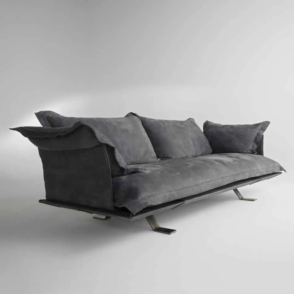 Moderne sofa design Shita huden, 170, 220 eller 250 cm Viadurini