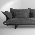 Moderne sofa design Shita huden, 170, 220 eller 250 cm Viadurini