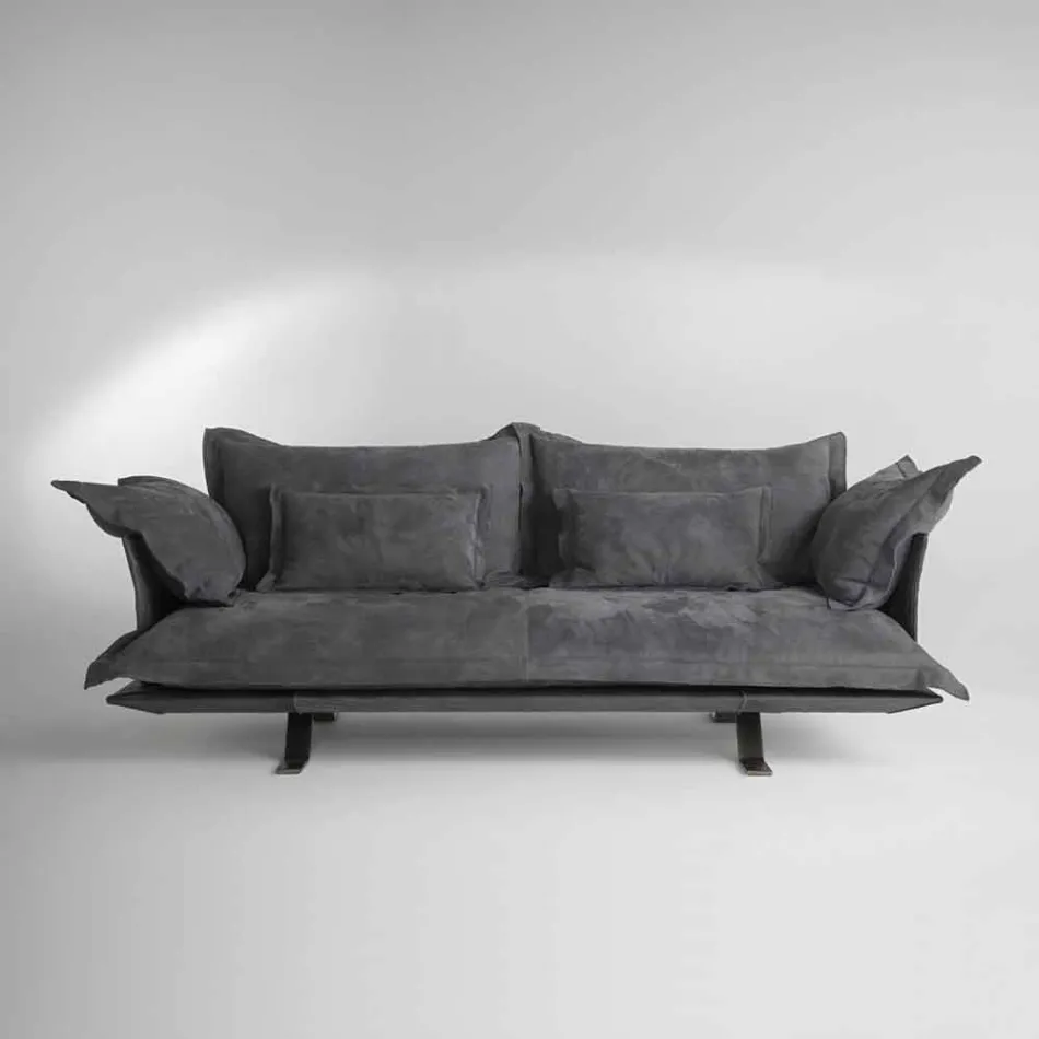 Moderne sofa design Shita huden, 170, 220 eller 250 cm Viadurini