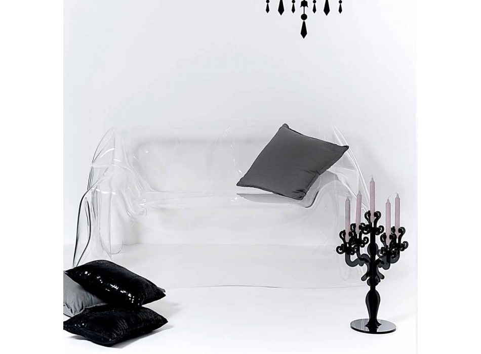 Moderne sofa design plexiglas Jolly, fremstillet i Italien Viadurini
