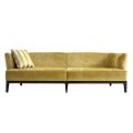 Design sofa betrukket med bøg træ Grilli Kipling lavet Italien