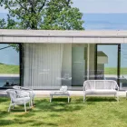 To-personers havestabelsofa aluminium og stof - Smart af Varaschin Viadurini