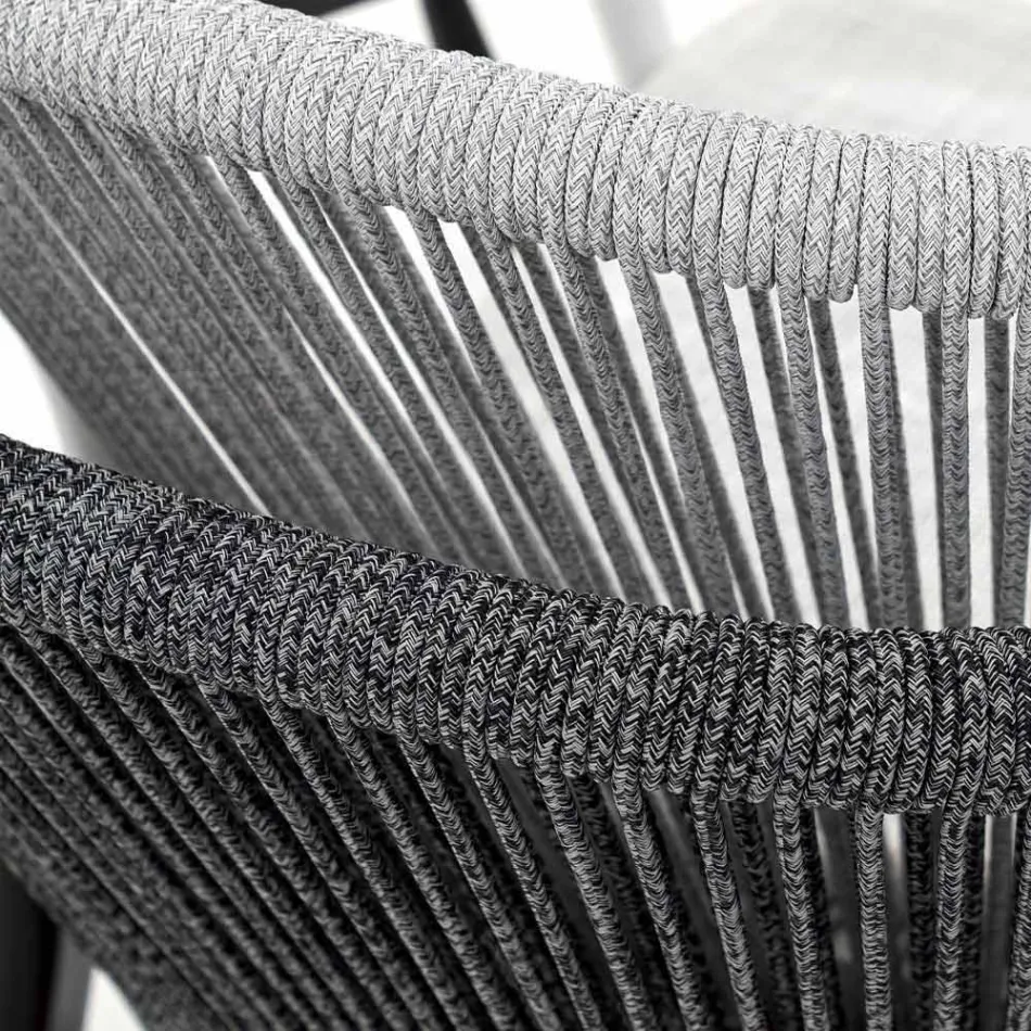 To-personers havestabelsofa aluminium og stof - Smart af Varaschin Viadurini