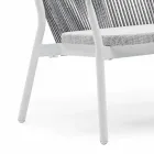 To-personers havestabelsofa aluminium og stof - Smart af Varaschin Viadurini
