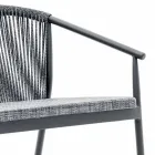 To-personers havestabelsofa aluminium og stof - Smart af Varaschin Viadurini