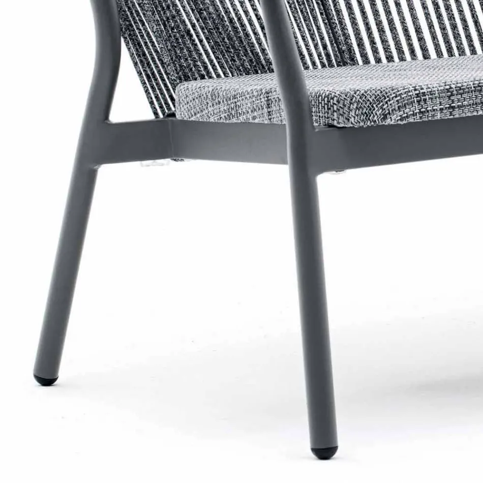 To-personers havestabelsofa aluminium og stof - Smart af Varaschin Viadurini