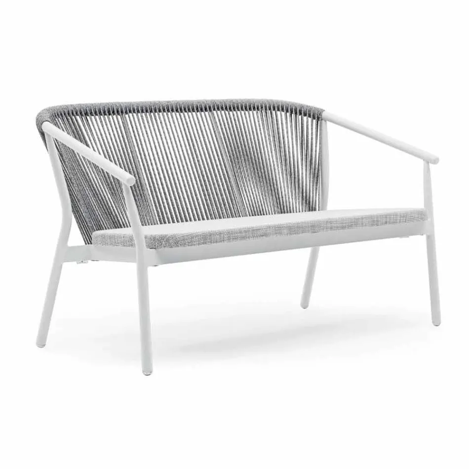 To-personers havestabelsofa aluminium og stof - Smart af Varaschin Viadurini