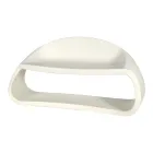 To-personers indendørs eller udendørs sofa i polyethylen fremstillet i Italien - dobbelt Viadurini