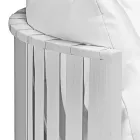 Udendørs sofa 2 sæder i aluminium med reb Luksusdesign 3 finish - Julie Viadurini