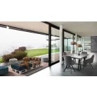 Polstret to-sæders etnisk sofa i lappet stof og træ - fiber Viadurini