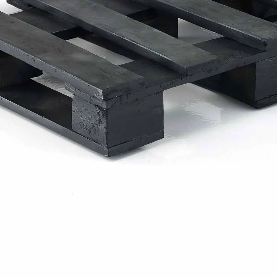 Polstret to-sæders etnisk sofa i lappet stof og træ - fiber Viadurini