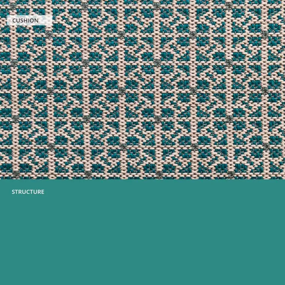 Metalsofa til den moderne have Høj kvalitet lavet i Italien - Karol Viadurini