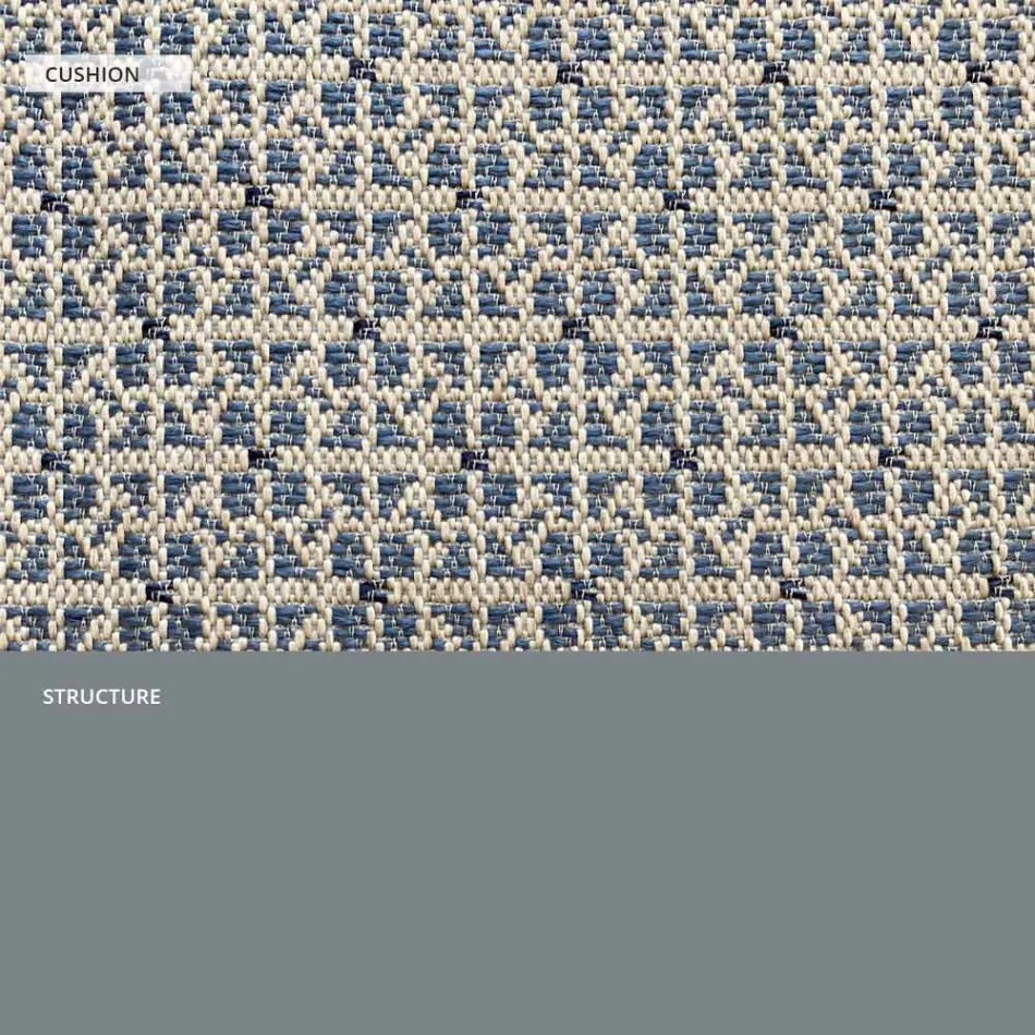 Metalsofa til den moderne have Høj kvalitet lavet i Italien - Karol Viadurini