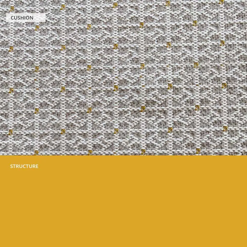 Metalsofa til den moderne have Høj kvalitet lavet i Italien - Karol Viadurini