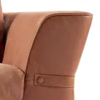 3-seter betrukket stofsofa Grilli Joe lavet i Italien Viadurini