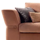 3-seter betrukket stofsofa Grilli Joe lavet i Italien Viadurini