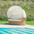 Sofa ø afslappende have med Hector gjort vævning i hånden, moderne design