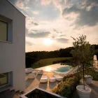 Moderne udendørs sofa i polyethylen af Made in Italy Design - Ervin Viadurini