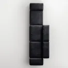 Saphir - Moderne modulær sofa med glasbase, fremstillet i Italien Viadurini