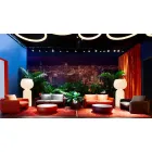 2-personers udesofa i stof eller læder - Mara by Slide Viadurini