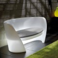 Slide Rap design indendørs polyethylen sofa lavet i Italien